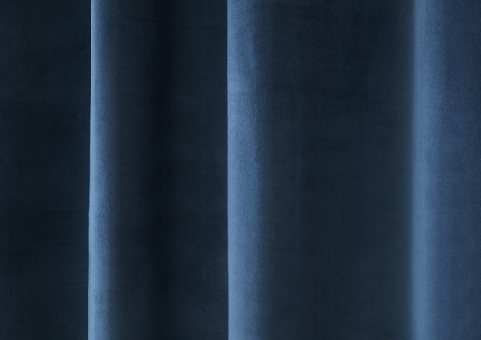 Casa (Blackout) Eyelet, Blue - Ready Made Curtains - Image 5